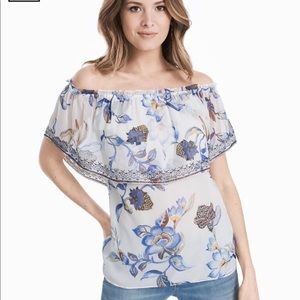 White House Black Market Off-The-Shoulder Top